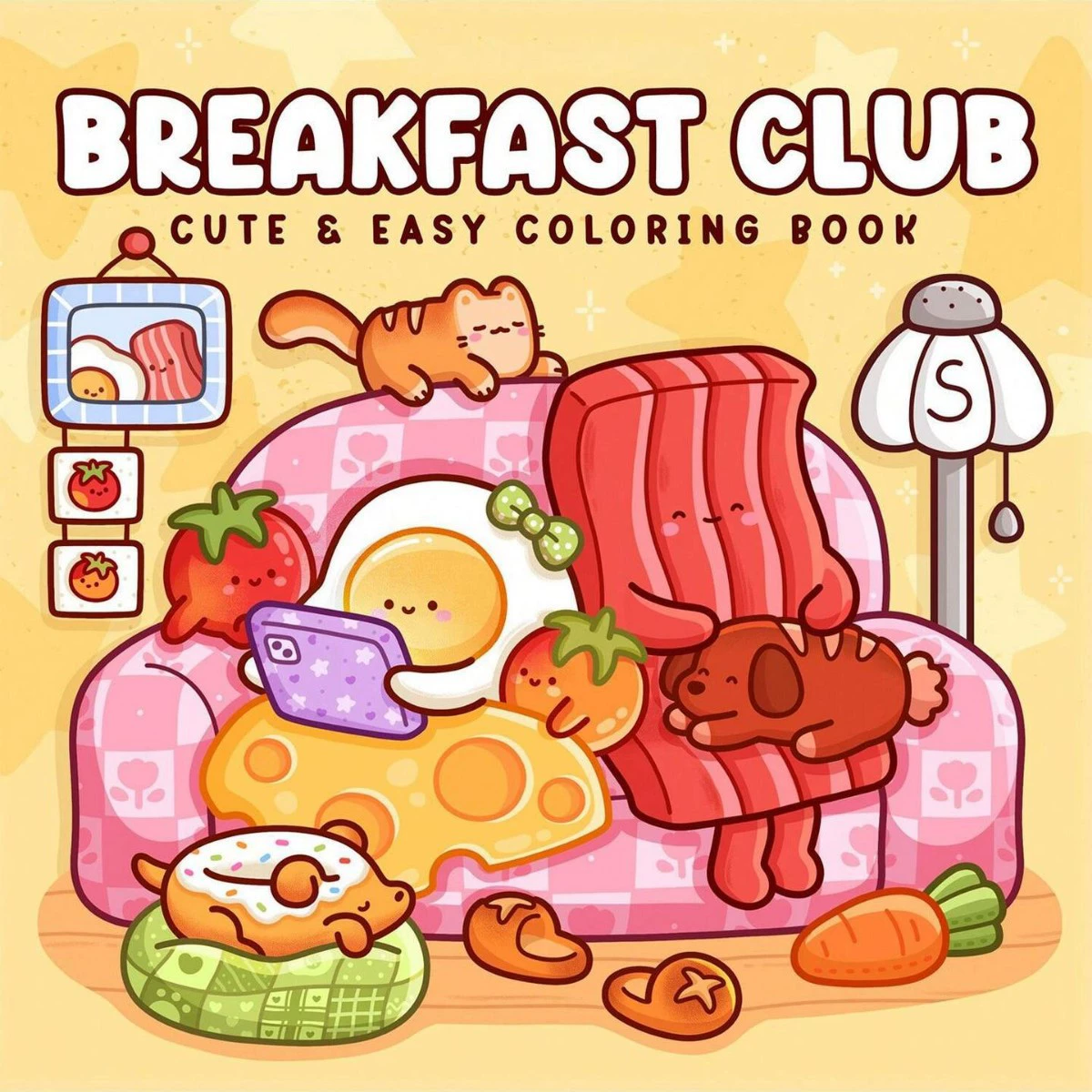 朝食クラブ 大人向け塗り絵ブック かわいい簡単な描画 完璧な - Food And Snacks Coloring Book のレビューと価格