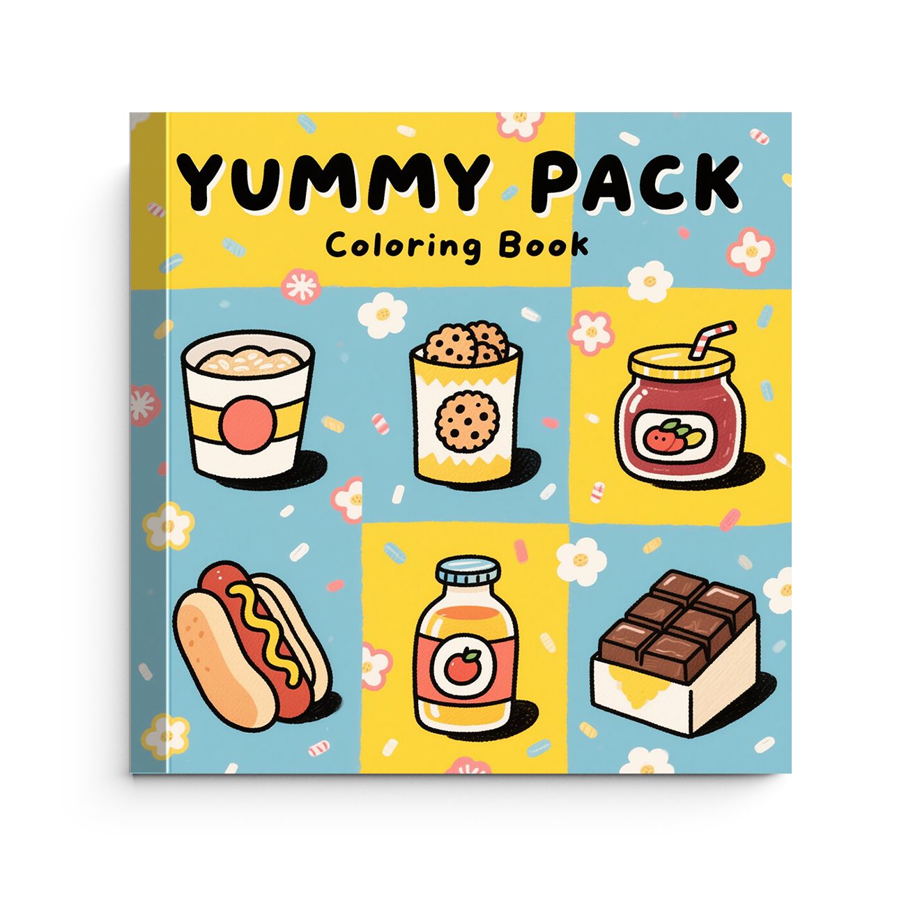 ヤミーパックぬりえブック、美味しいスナック、ファストフード、 - Food And Snacks Coloring Book のレビューと価格